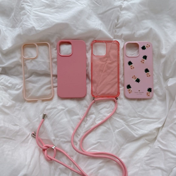 Great condition iPhone 13 Pro Max cases in pink - Picture 1 of 1